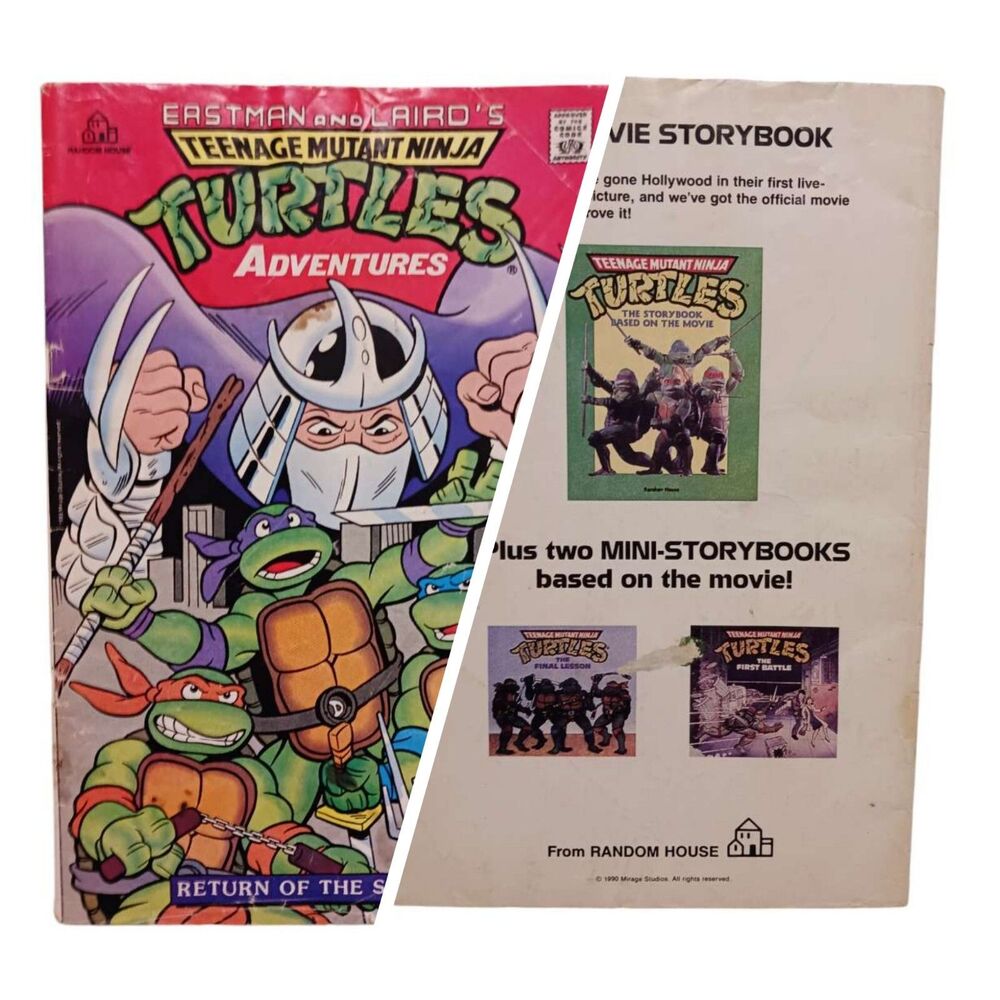 Teenage Mutant Ninja Turtles Return of the Shredder 1988 Poor Condition